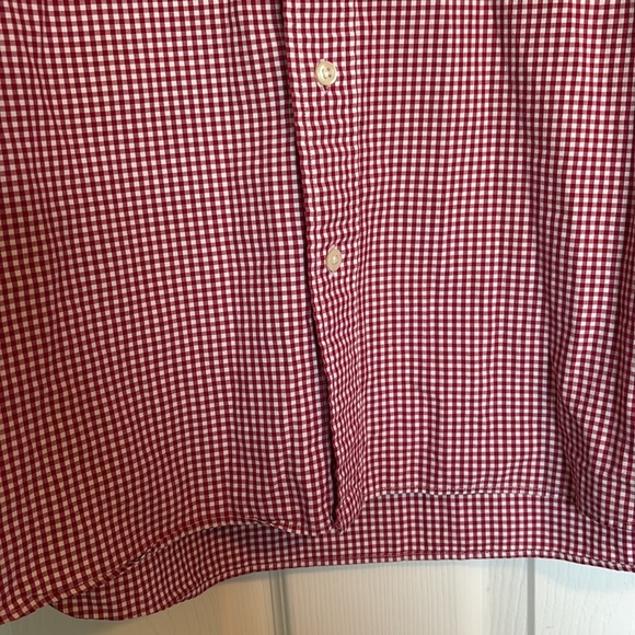 Ralph Lauren men’s red and white long sleeve button down shirt size medium - Picture 4 of 9